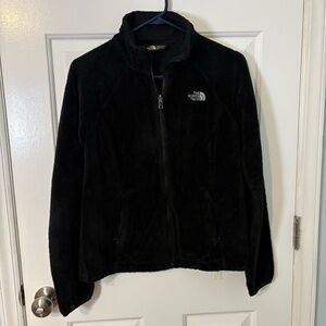 The North Face Women's Small Petite Black Fleece Jacket - Cozy Full-Zip